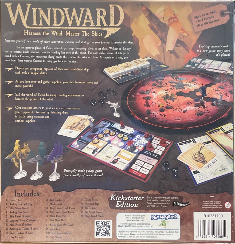 Windward  (1-5) board game collectible [Barcode 093514074865] - Main Image 3