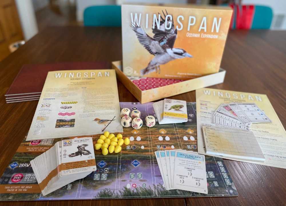 Wingspan: Oceania Expansion  (1-5) board game collectible [Barcode 644216688388] - Main Image 4