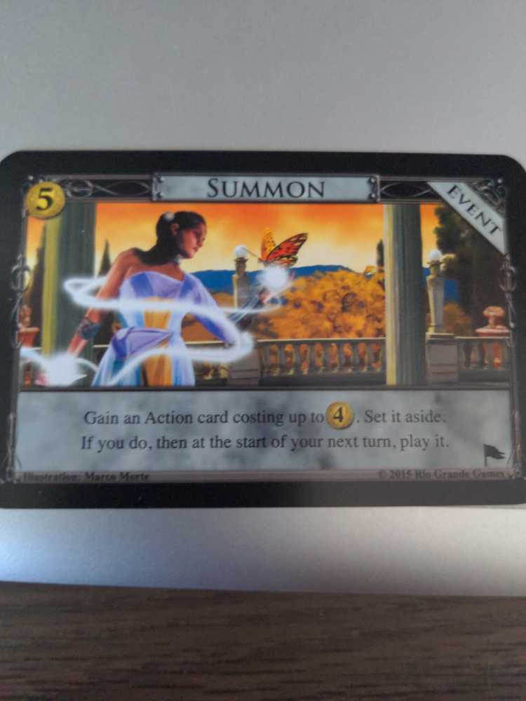 Dominion: Summon Promo Event  (2-4) board game collectible - Main Image 1