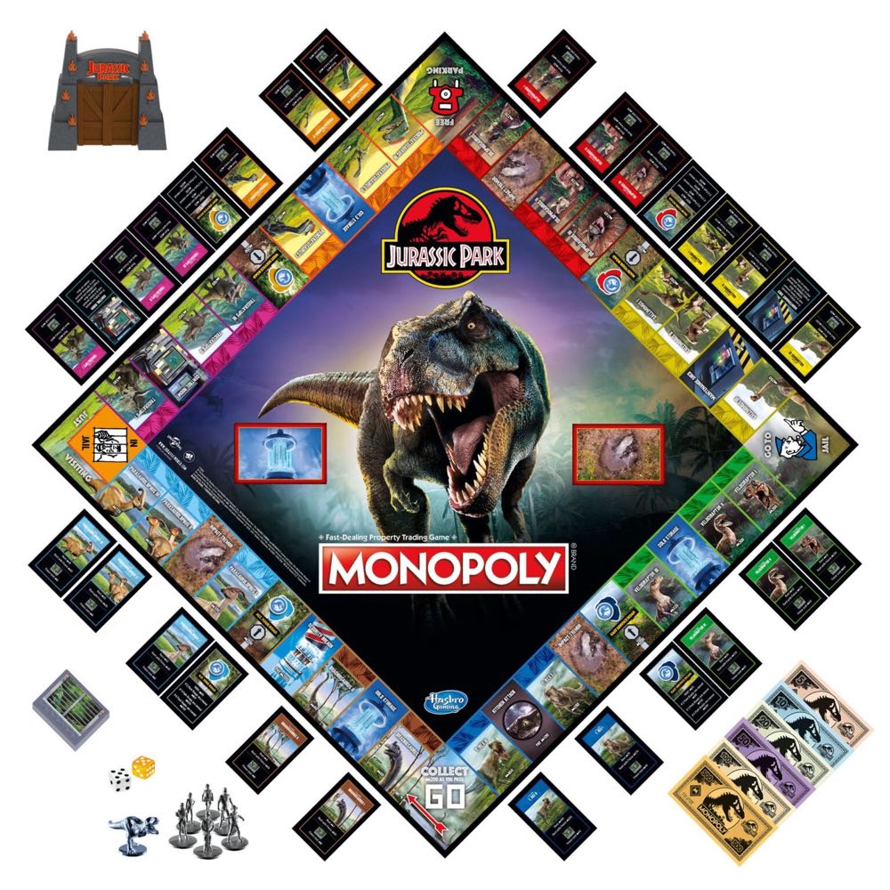 Monopoly - Jurassic Park  (2-6) board game collectible [Barcode 195166113135] - Main Image 3