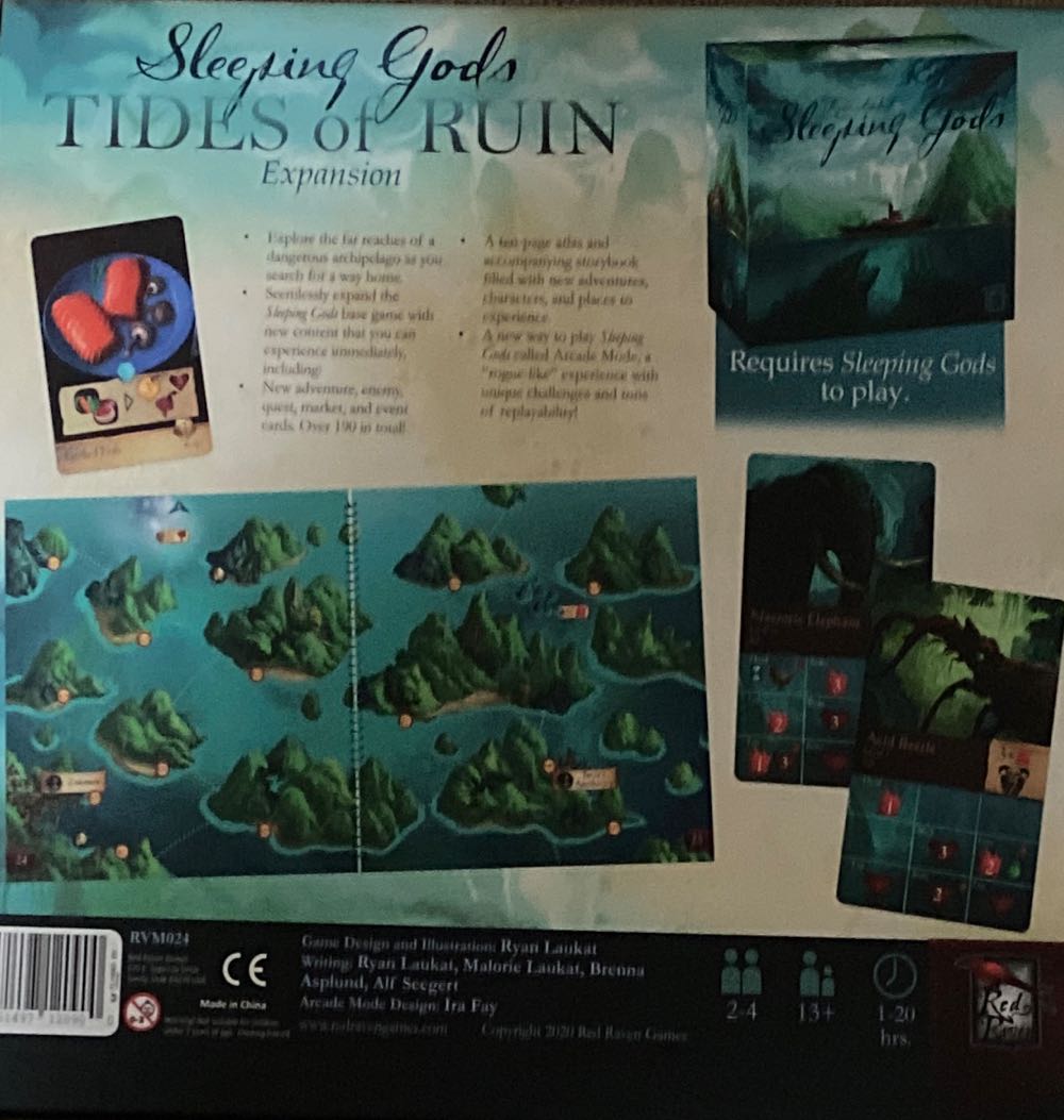 Sleeping Gods: Tides of Ruin (Ext)  (2-4) board game collectible [Barcode 051497120900] - Main Image 2