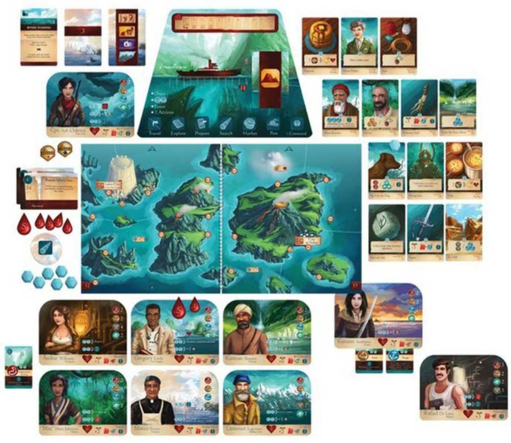 Sleeping Gods: Tides of Ruin (Ext)  (2-4) board game collectible [Barcode 051497120900] - Main Image 4