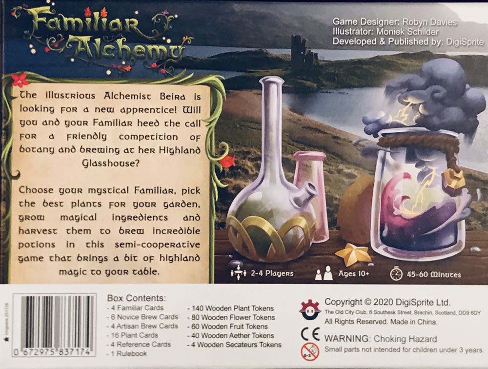 Familiar Alchemy  (2-4) board game collectible [Barcode 672975837174] - Main Image 2