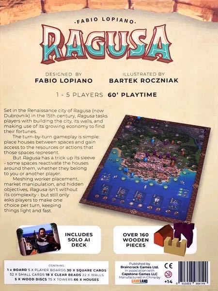 Ragusa  (1-5) board game collectible [Barcode 655003984149] - Main Image 2