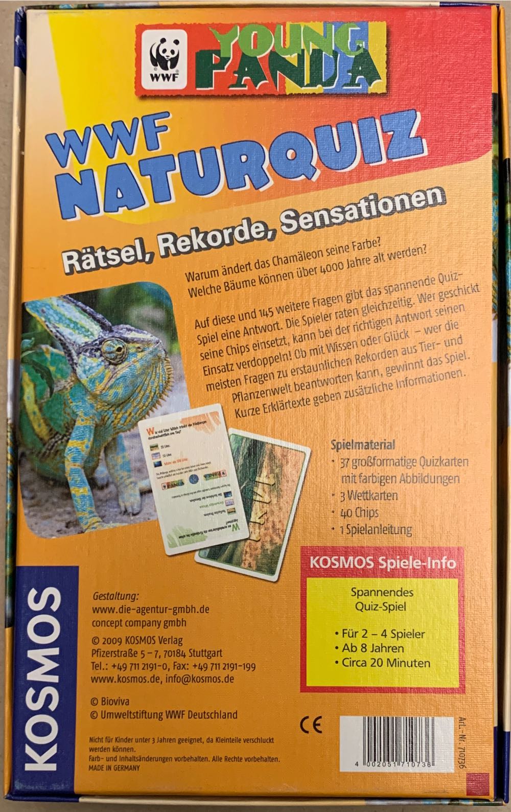 WWF Naturquiz  board game collectible [Barcode 4002051710736] - Main Image 2