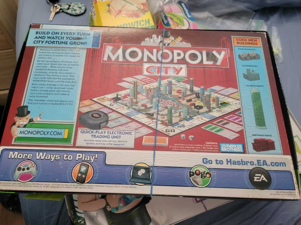 Monopoly: City  (2-6) board game collectible [Barcode 653569461012] - Main Image 2