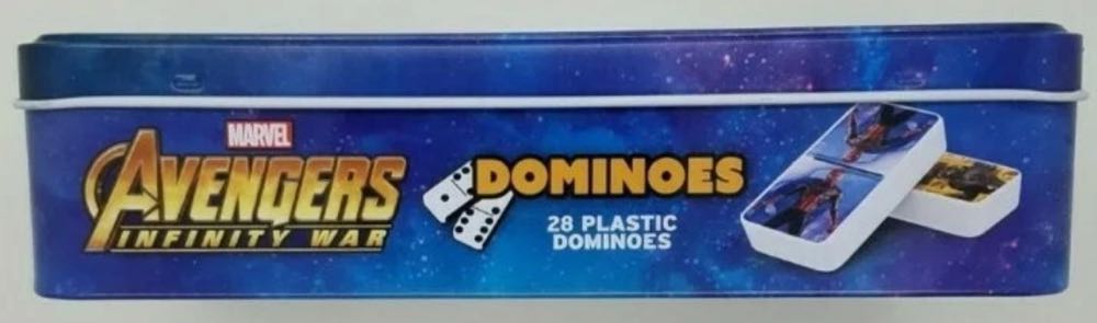 Avengers:Infinity War Dominoes Tin Set New!  (2-4) board game collectible [Barcode 778988151877] - Main Image 3