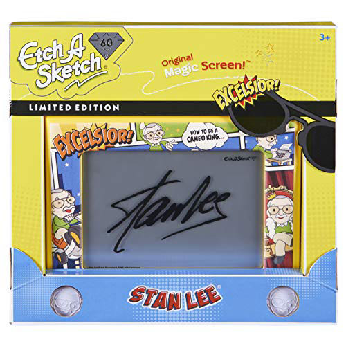 Etch A Sketch Classic Stan Lee Limited-edition Drawing Toy With Magic Screen For Ages 3 And Up  (2) board game collectible [Barcode 778988354193] - Main Image 1