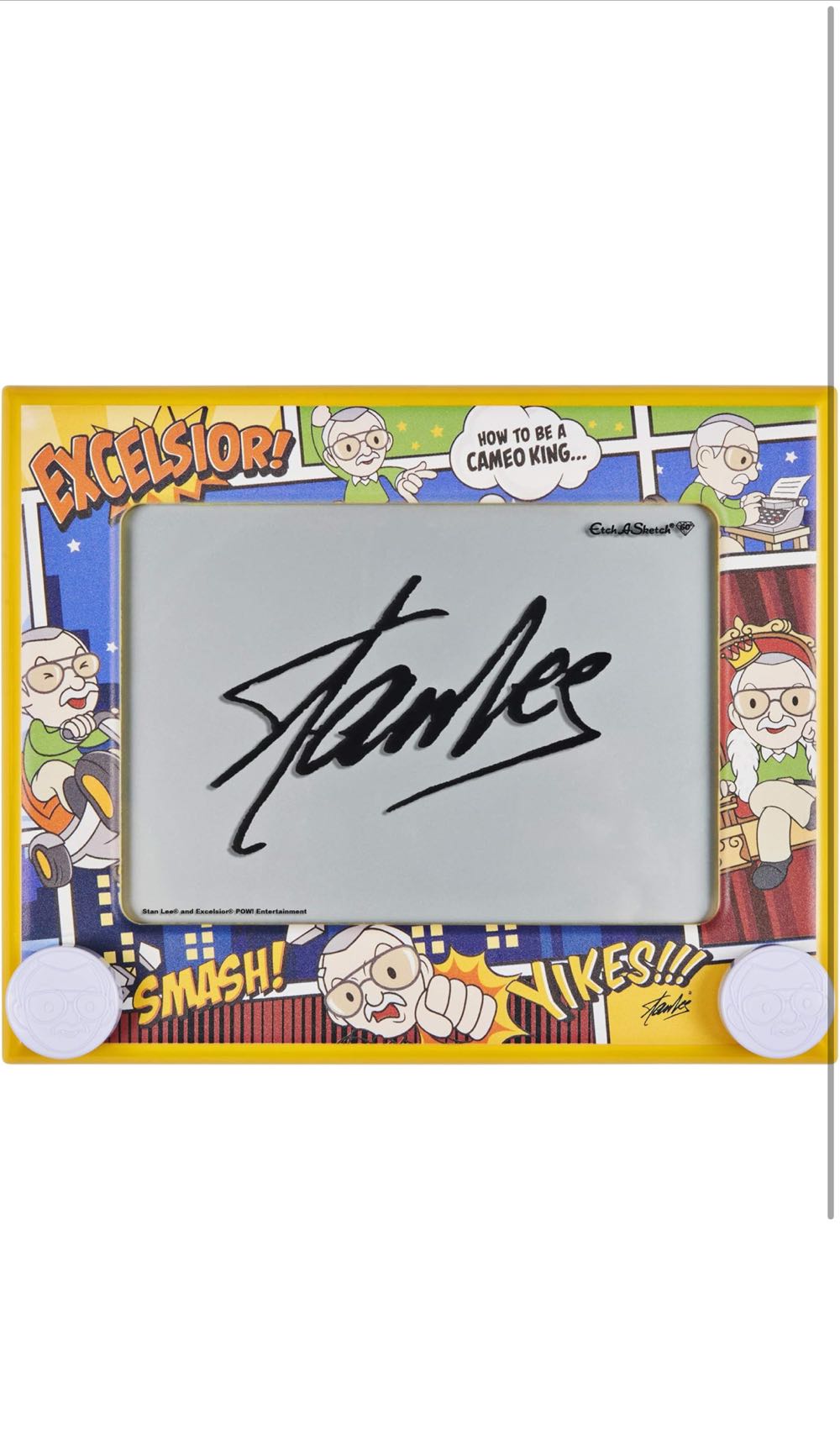 Etch A Sketch Classic Stan Lee Limited-edition Drawing Toy With Magic Screen For Ages 3 And Up  (2) board game collectible [Barcode 778988354193] - Main Image 4