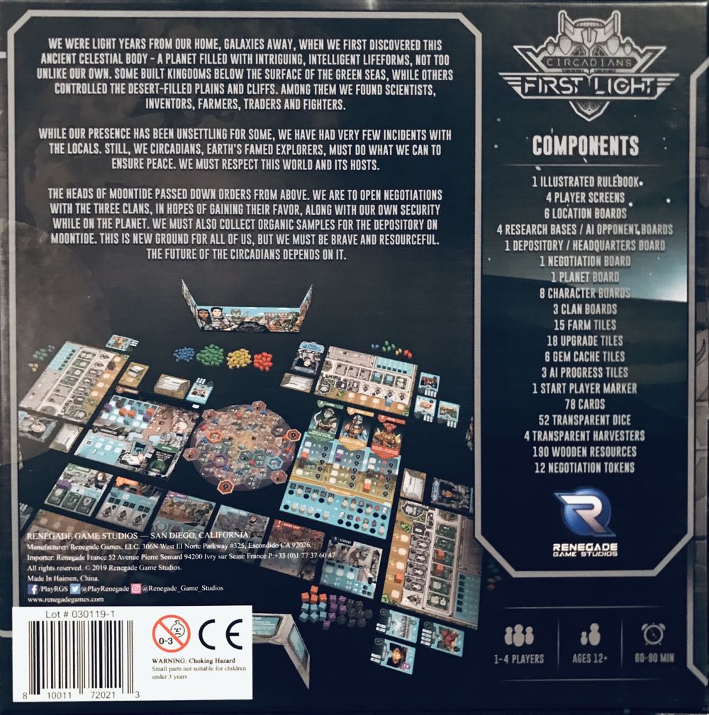 Circadians: First Light  (2-4) board game collectible [Barcode 810011720213] - Main Image 2