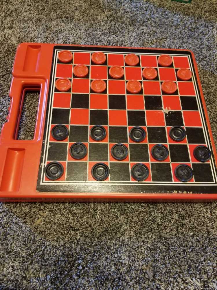 Chinese Checkers & Regular Checkers   board game collectible - Main Image 2