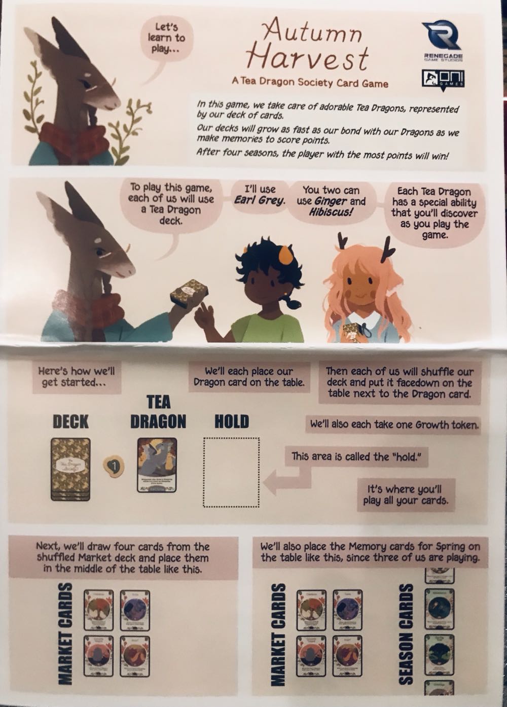 Autumn Harvest: Tea Dragon Society  (2-4) board game collectible [Barcode 9781734511581] - Main Image 4