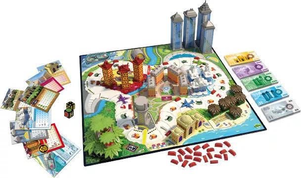 Hotel Tycoon  (2-4) board game collectible [Barcode 852791003063] - Main Image 3