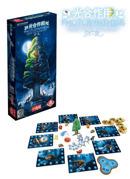 Photosynthesis: Under the Moonlight  (2 3 4) board game collectible [Barcode 803979054018] - Main Image 2