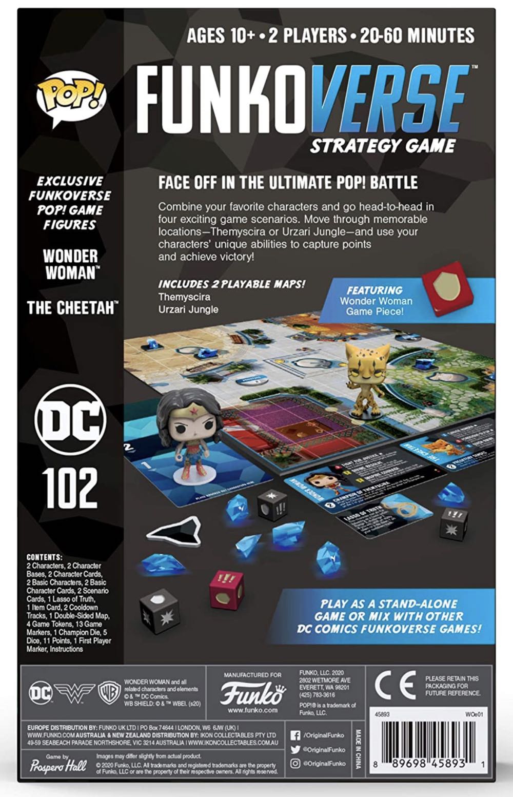 Funkoverse: Wonder Woman 102  board game collectible [Barcode 889698458931] - Main Image 2