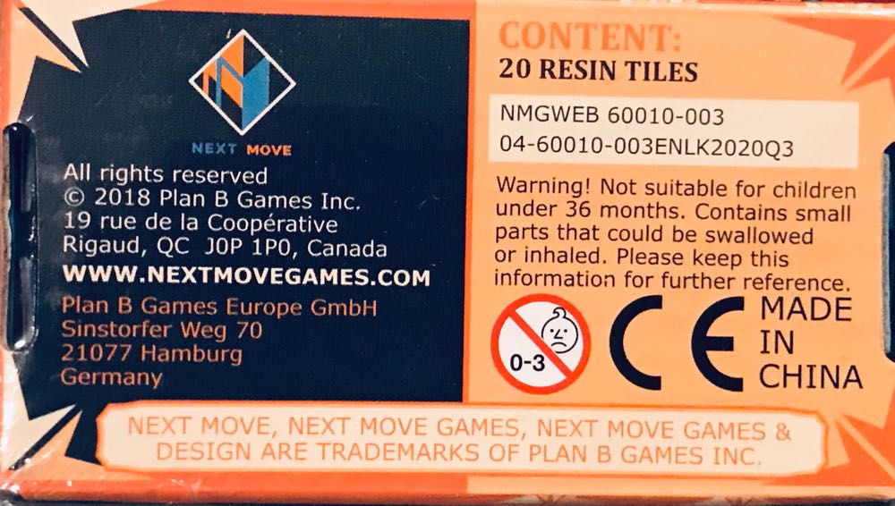 Azul: Tile Set 1 (orange)  board game collectible - Main Image 2