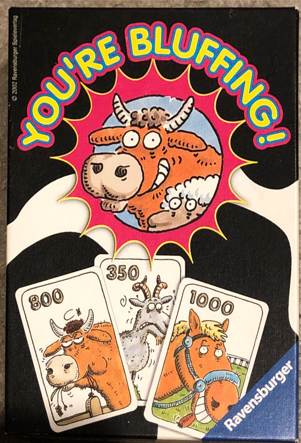 You’re Bluffing! (1985)  (3-5) board game collectible [Barcode 4005556207503] - Main Image 1