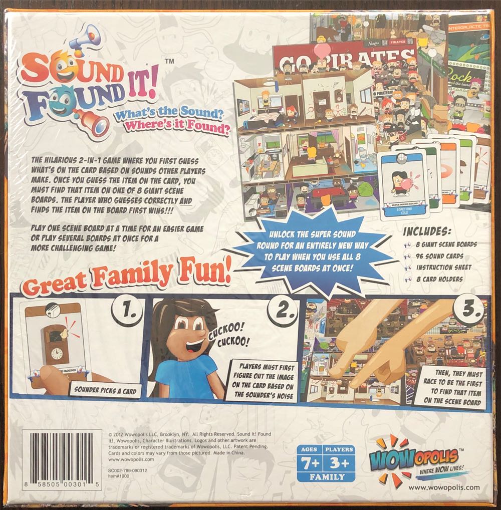 Sound It! Found It!  board game collectible [Barcode 858505003015] - Main Image 2