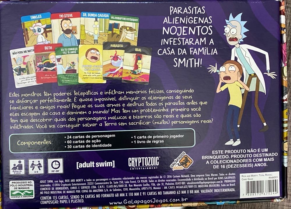 Rick & Morty - Look Who’s Purging Now  board game collectible [Barcode 814552027732] - Main Image 3