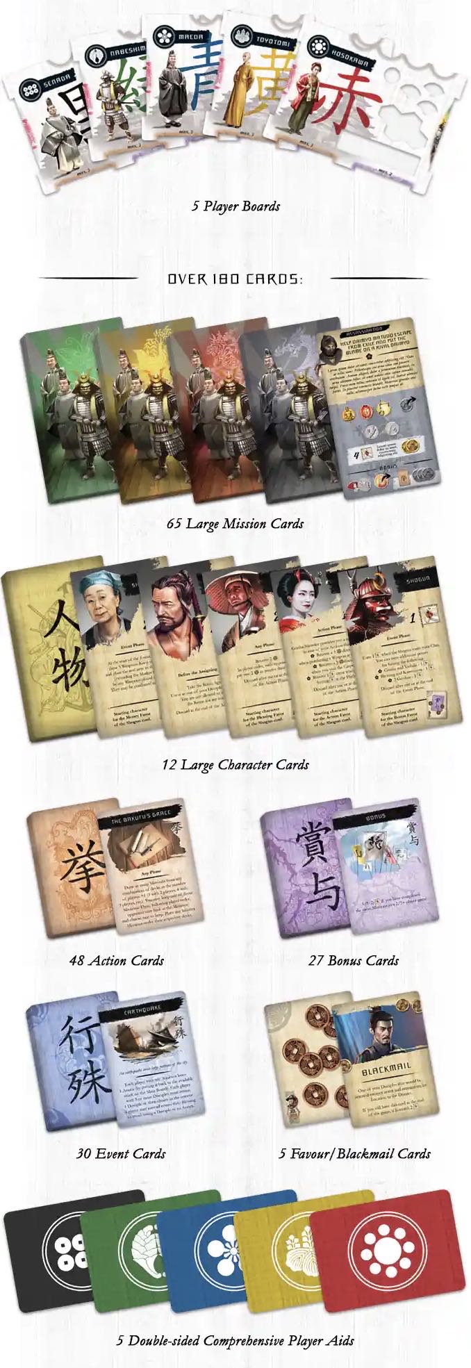 Yedo - Deluxe Master Set  (1-5) board game collectible [Barcode 6425453001048] - Main Image 4