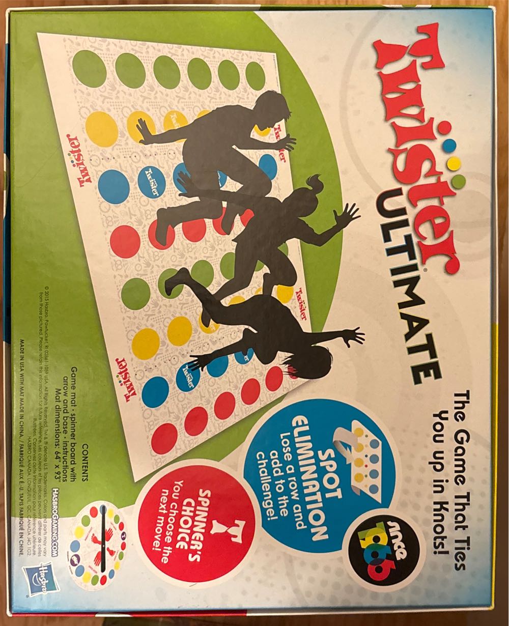 Twister (Ultimate)  (2+) board game collectible [Barcode 630509453665] - Main Image 2