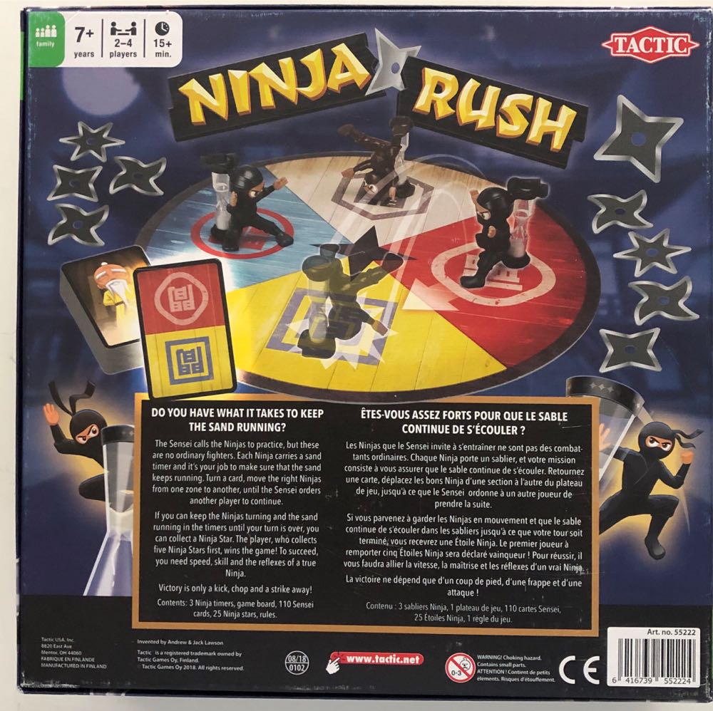 Ninja Rush  board game collectible [Barcode 6416739552224] - Main Image 2