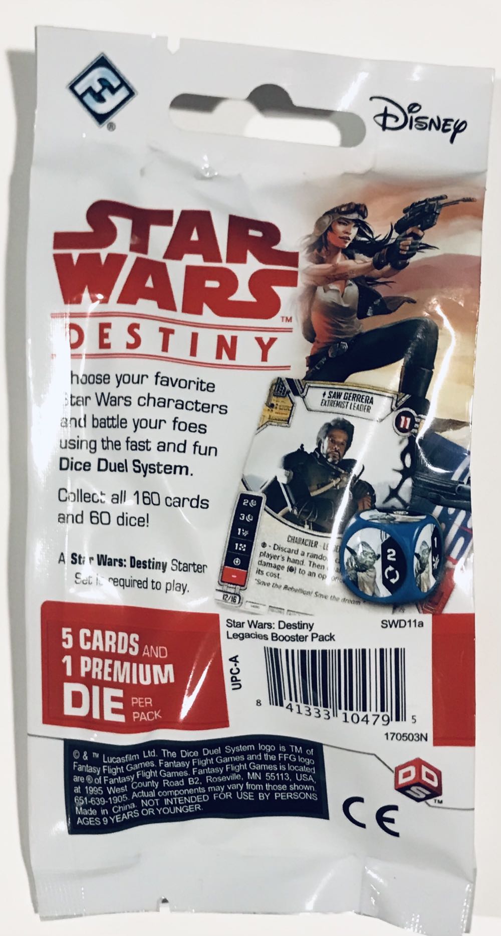 Star Wars Destiny: Legacies Booster Pack  (2) board game collectible [Barcode 841333104795] - Main Image 2