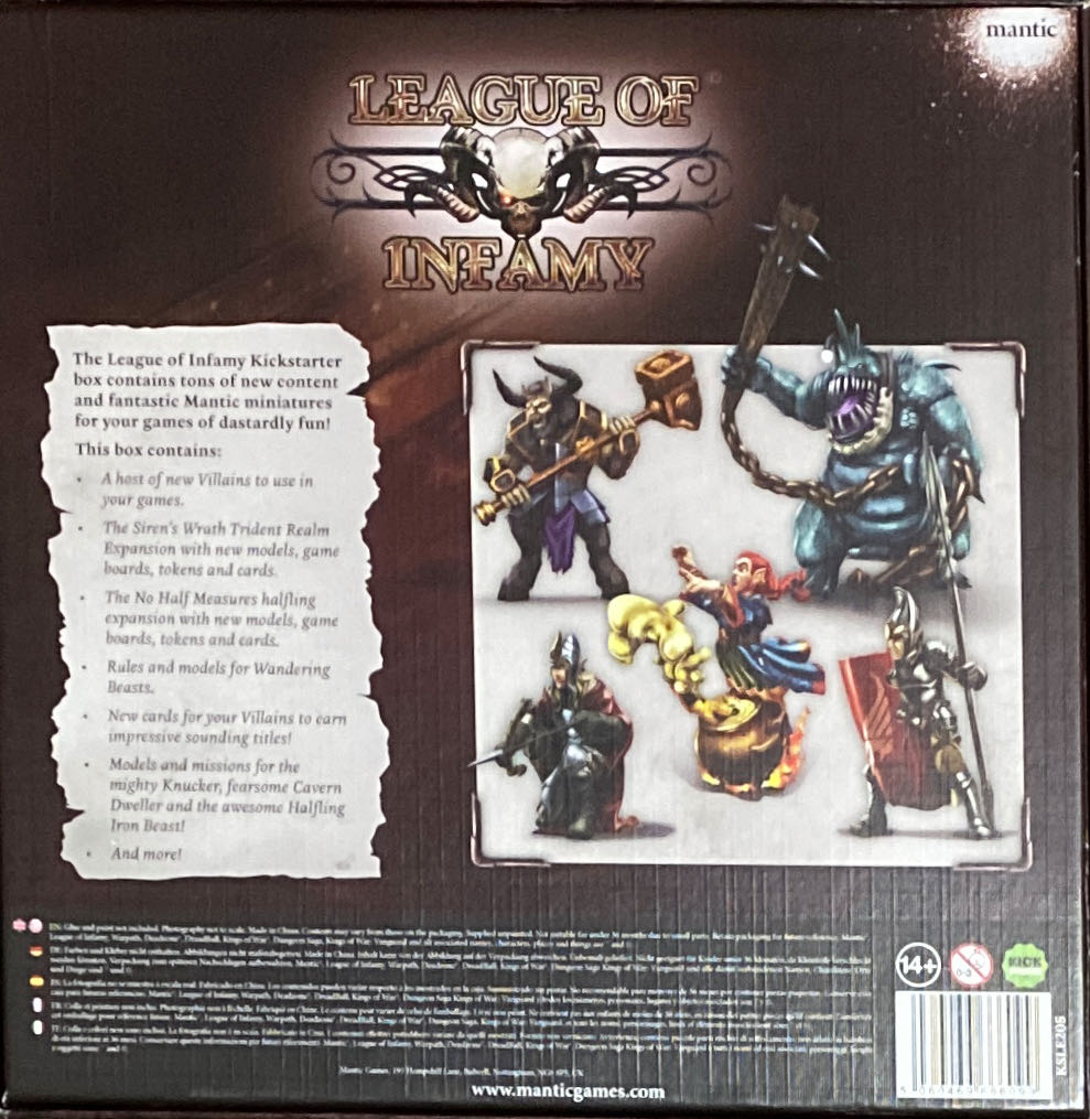 League of Infamy - Kickstarter Extras  (1-5) board game collectible [Barcode 5060469666099] - Main Image 2