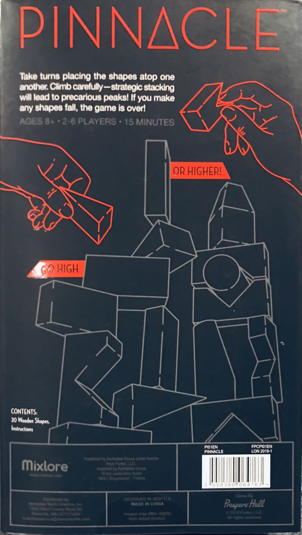 Pinnacle  (6) board game collectible [Barcode 3558380064763] - Main Image 2