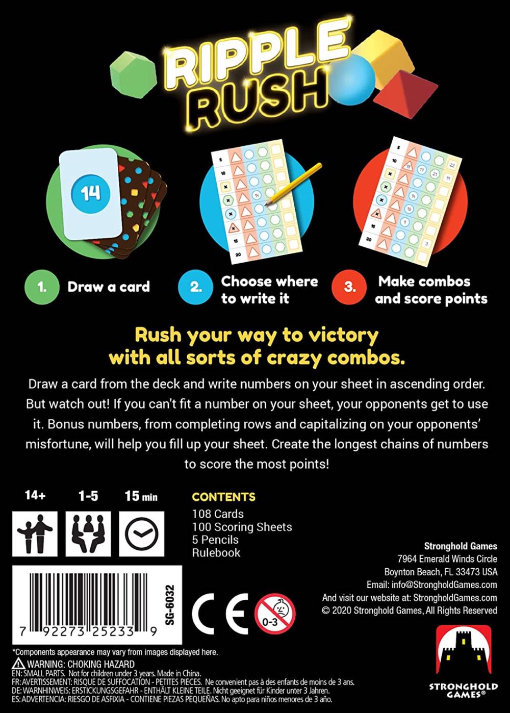 Ripple Rush  (1-5) board game collectible [Barcode 792273252339] - Main Image 2