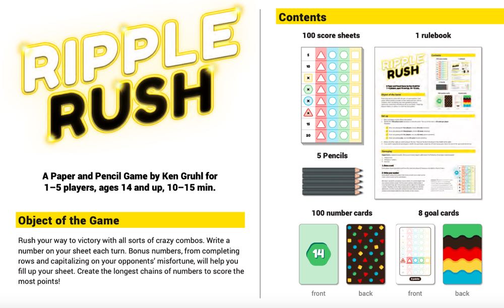 Ripple Rush  (1-5) board game collectible [Barcode 792273252339] - Main Image 4