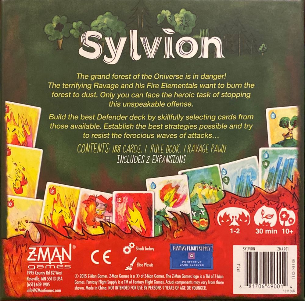 Sylvion  (1-2) board game collectible [Barcode 681706490014] - Main Image 2