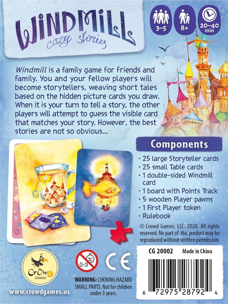 Windmill Cozy Stories  (3-5) board game collectible [Barcode 672975287924] - Main Image 2