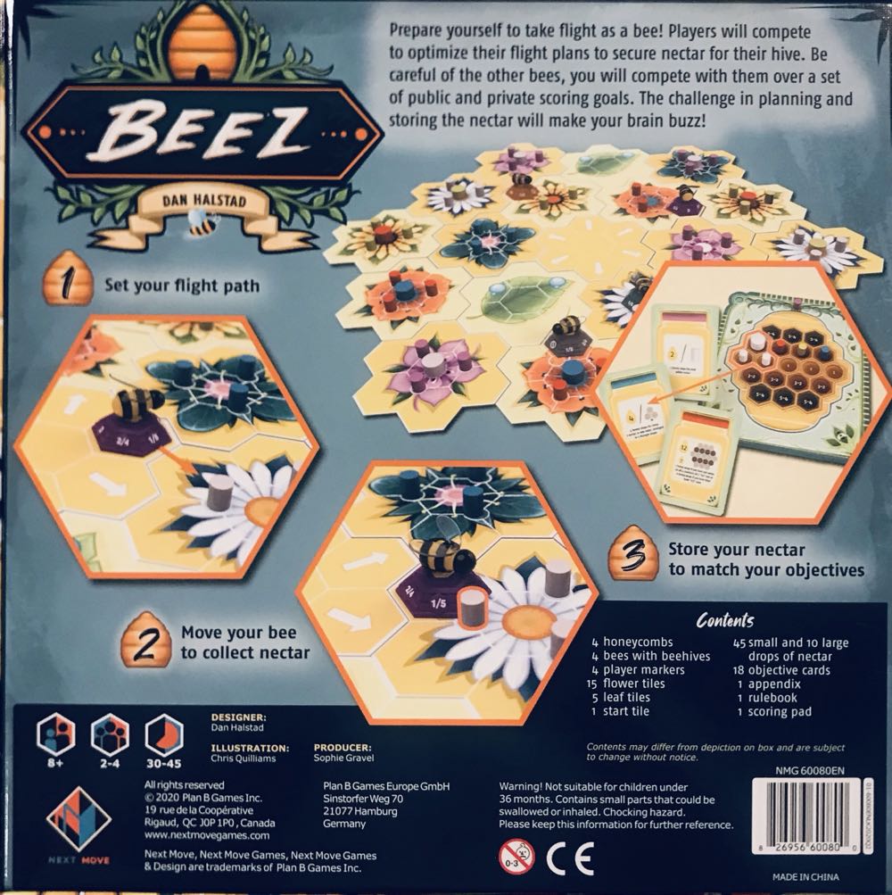 Beez  (2-4) board game collectible [Barcode 826956600800] - Main Image 2