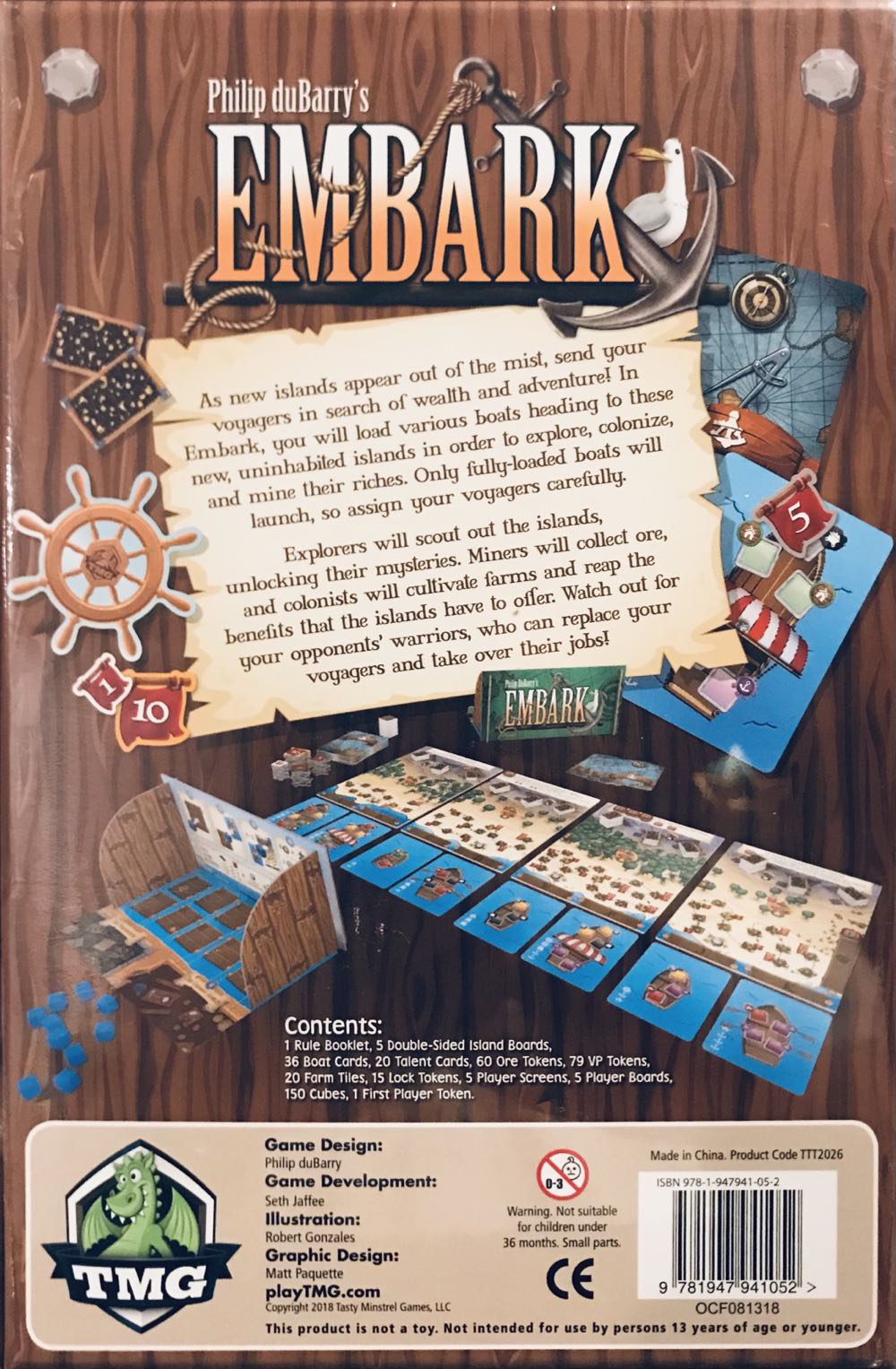 Embark  (2-5) board game collectible [Barcode 9781947941052] - Main Image 2