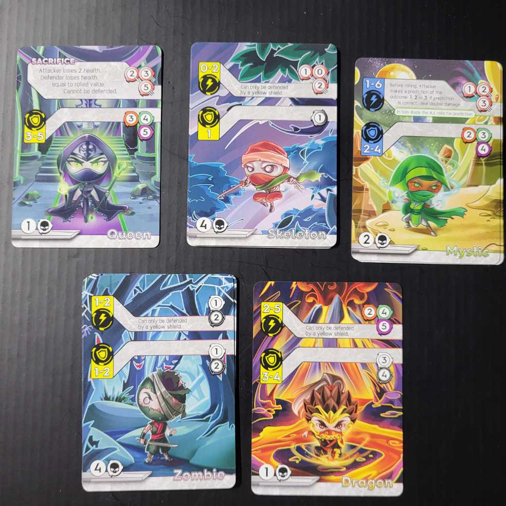 Tiny Ninjas: The Void Booster Pack  (2) board game collectible [Barcode 627987067996] - Main Image 4