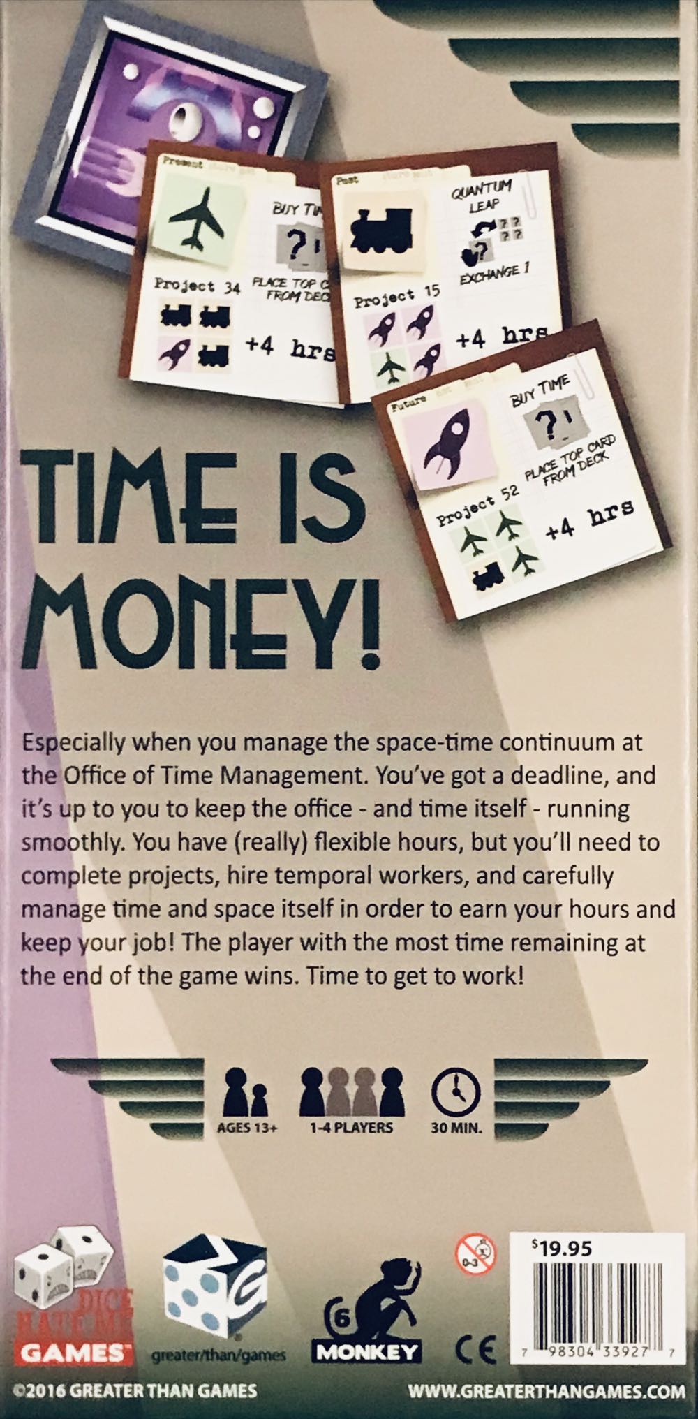 Time Management  (1-4) board game collectible [Barcode 798304339277] - Main Image 3