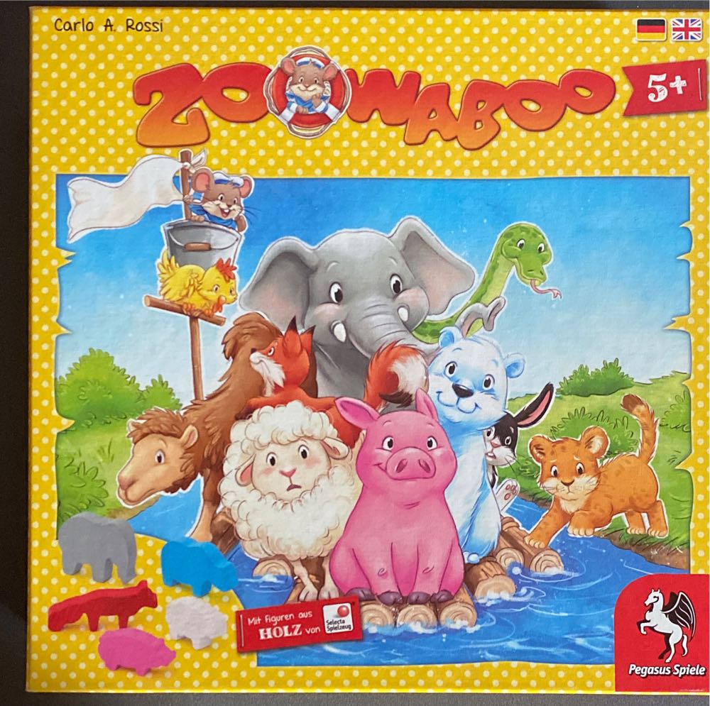 Pegasus Zoowaboo Kinderspiel Lernspiel . Spielwaren ...  board game collectible [Barcode 4250231706837] - Main Image 2