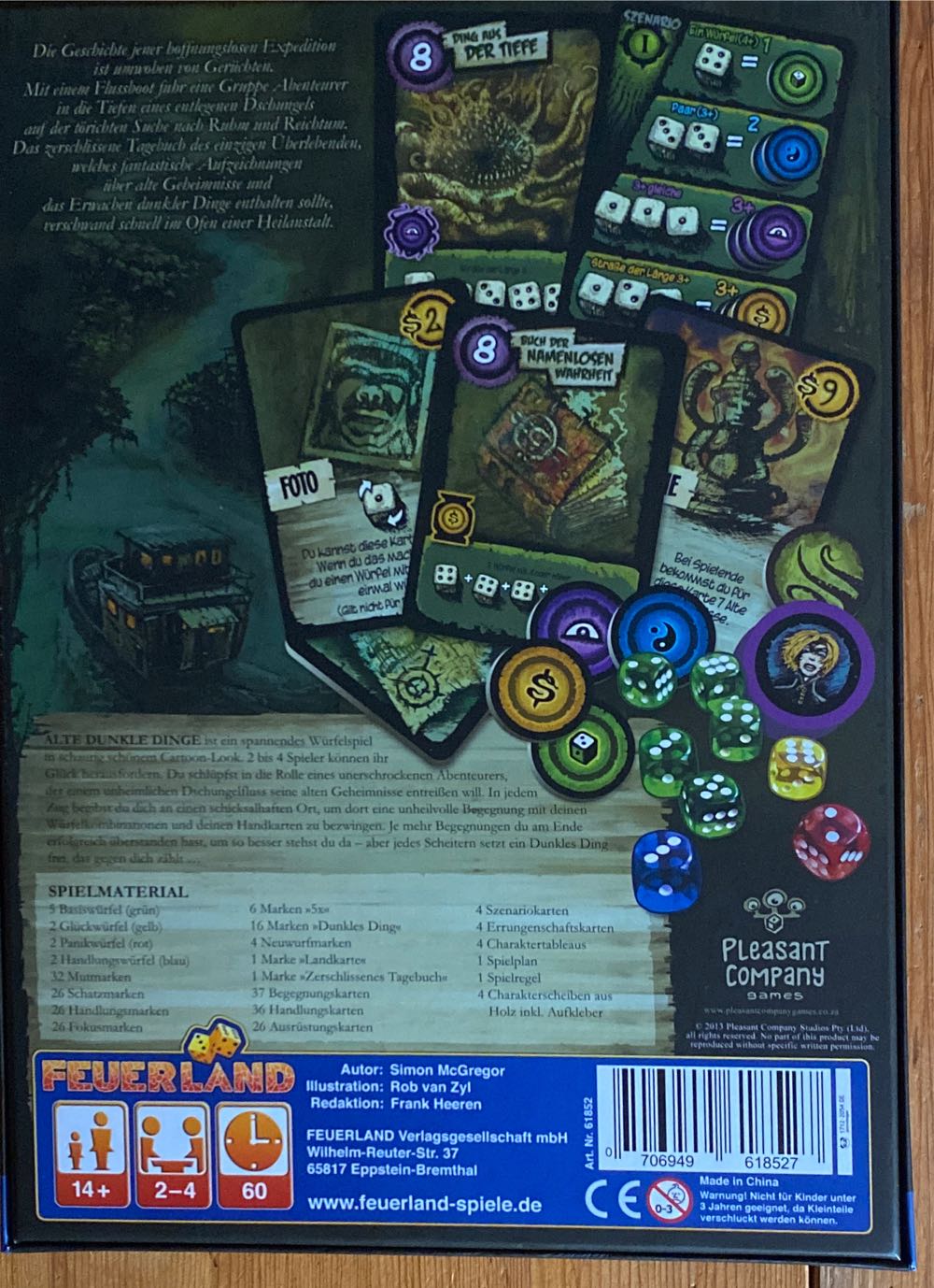 Dinge Feuerland Alte Dunkle Dinge Gesellschaftsspiele  board game collectible [Barcode 706949618527] - Main Image 2