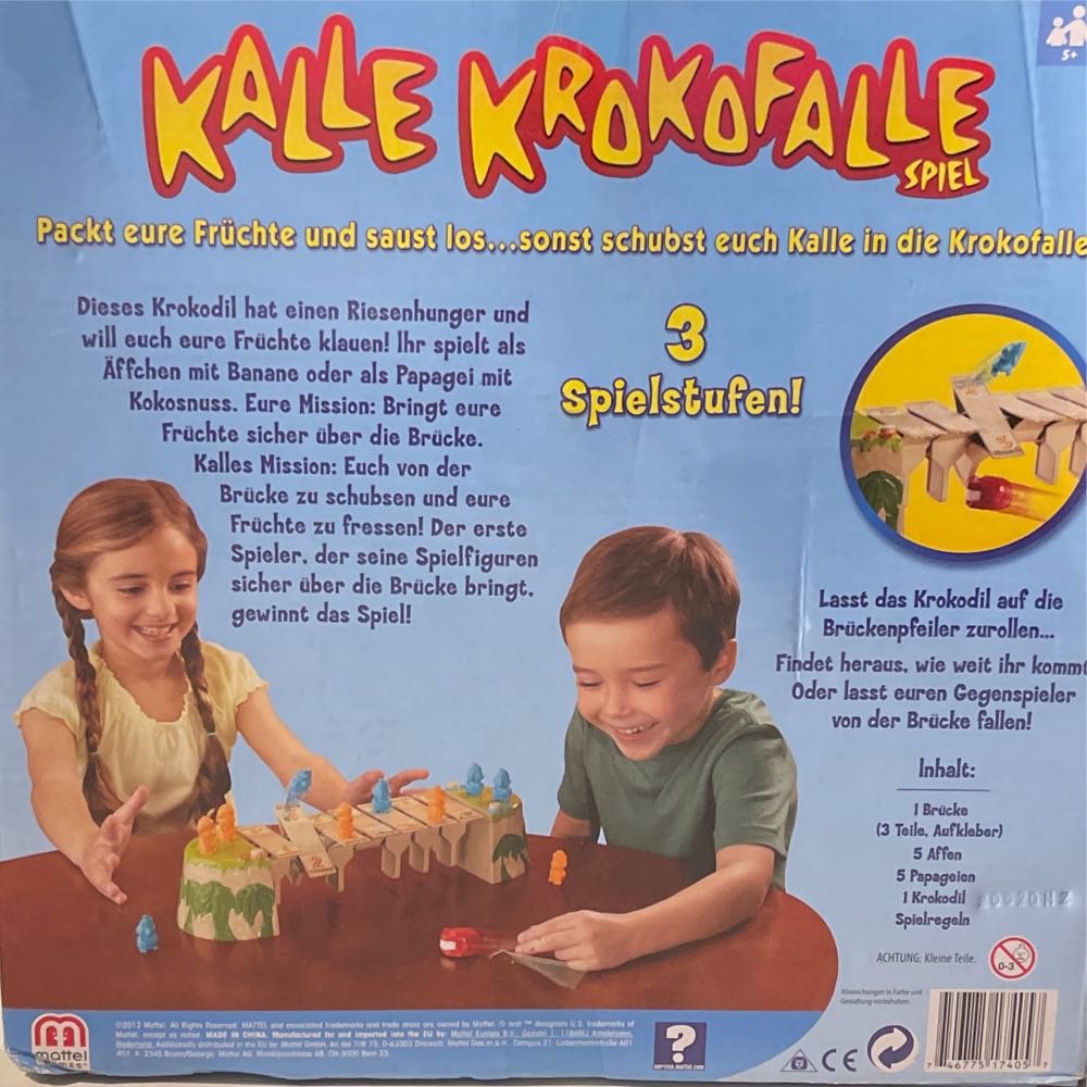Kalle Krokofalle  (2) board game collectible [Barcode 746775174057] - Main Image 2
