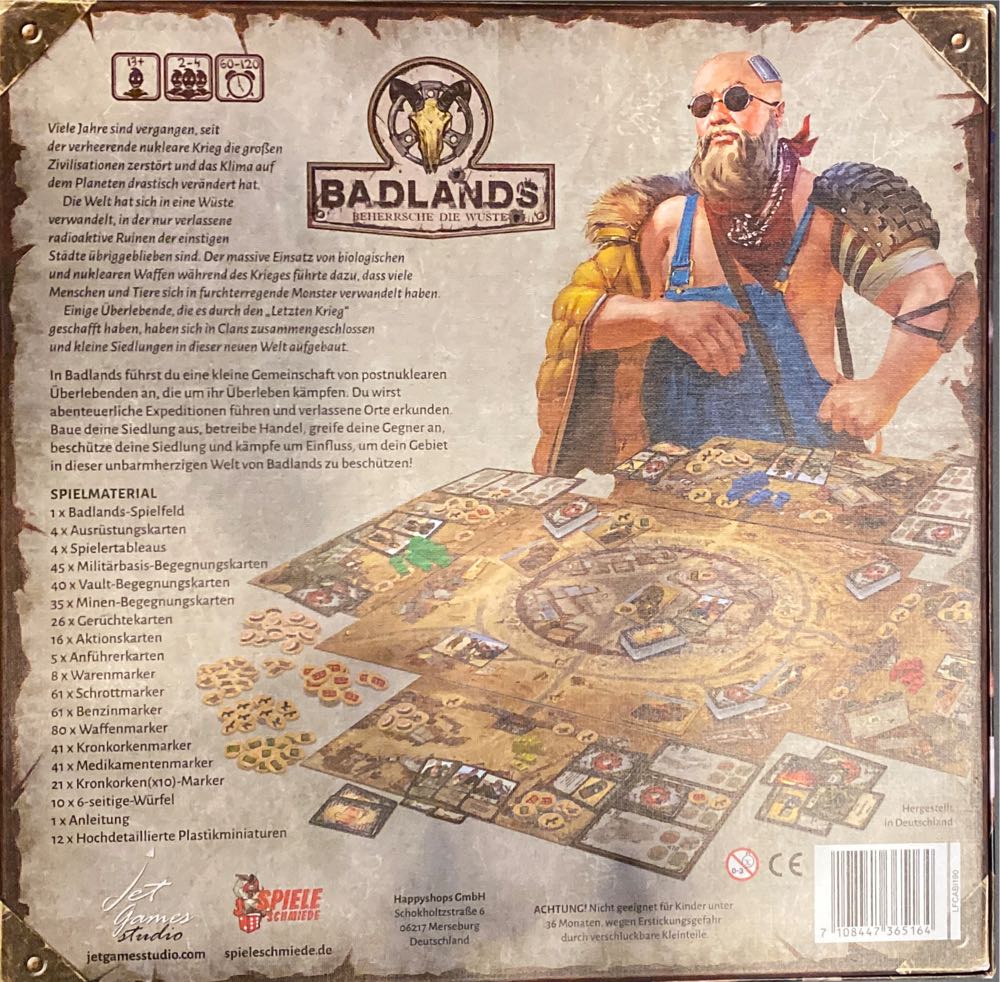 Badlands, Beherrsche die Wüste  board game collectible [Barcode 7108447365164] - Main Image 2