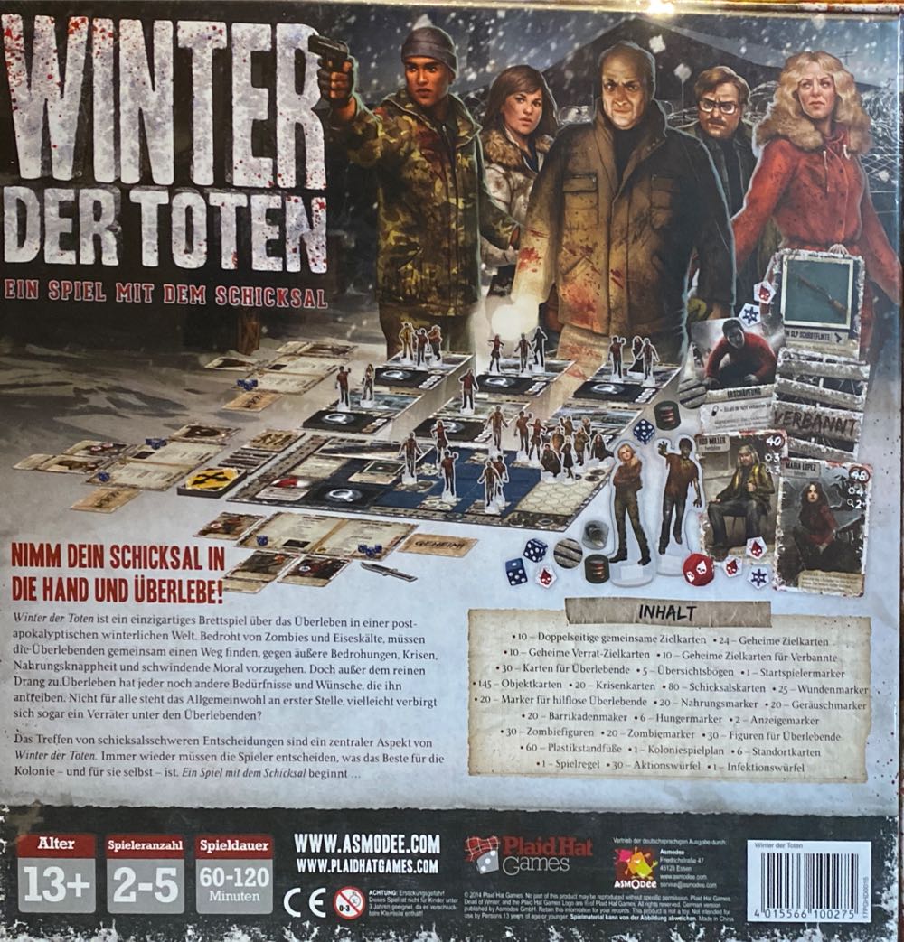 Winter der Toten  board game collectible [Barcode 4015566100275] - Main Image 2