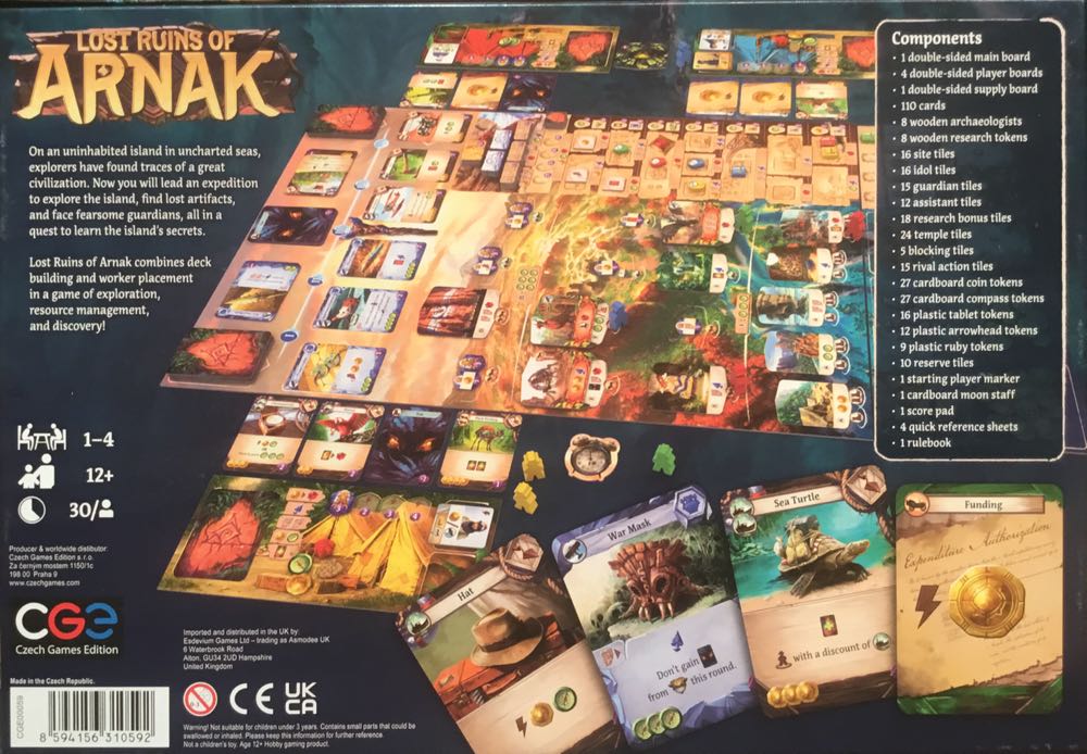 Lost Ruins of Arnak  (1-4) board game collectible [Barcode 8594156310592] - Main Image 2