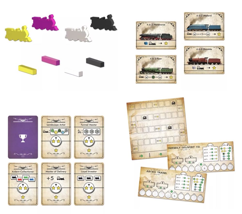 Small Railroad Empires  (1-4) board game collectible [Barcode 672975286217] - Main Image 4