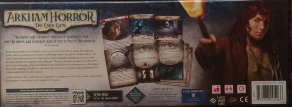 Arkham Horror LCG: Return to the Night of the Zealot  (1-4 (2)) board game collectible [Barcode 841333105266] - Main Image 2