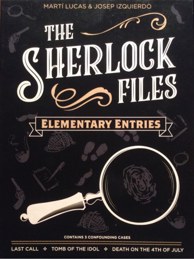 Sherlock Files, The: Elementary Entries  (1-8) board game collectible [Barcode 810017900091] - Main Image 1