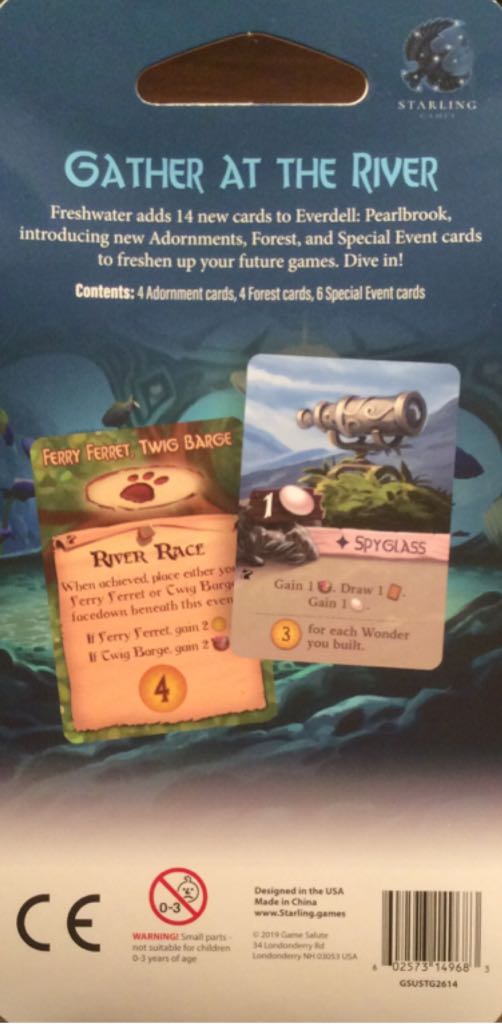Everdell: Pearlbrook-Freshwater Expansion Pack  (1-4 (5-6)) board game collectible [Barcode 602573149683] - Main Image 2