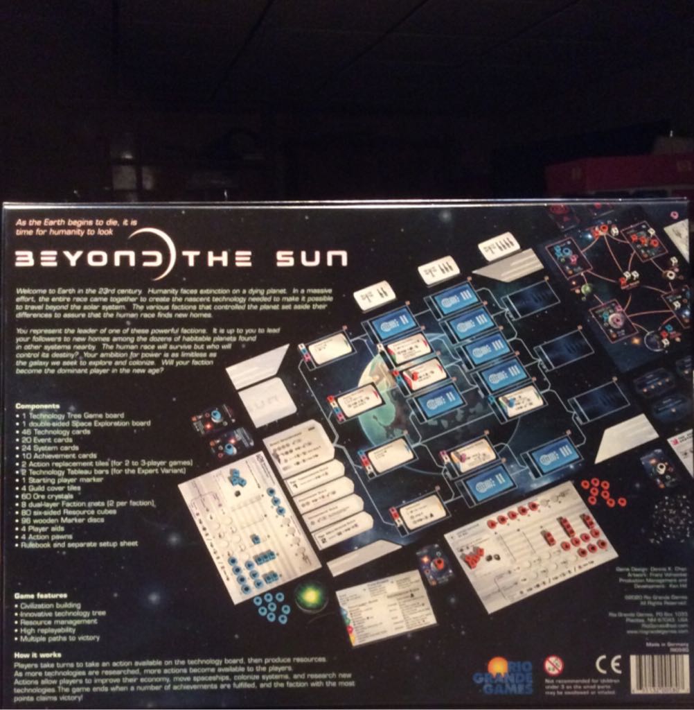 Beyond the Sun  (2-4) board game collectible [Barcode 655132005807] - Main Image 2