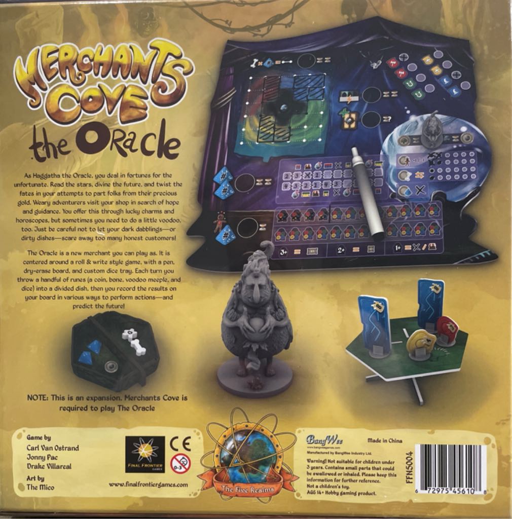 Merchant’s Cove: The Oracle  (1-4) board game collectible [Barcode 672975456108] - Main Image 2