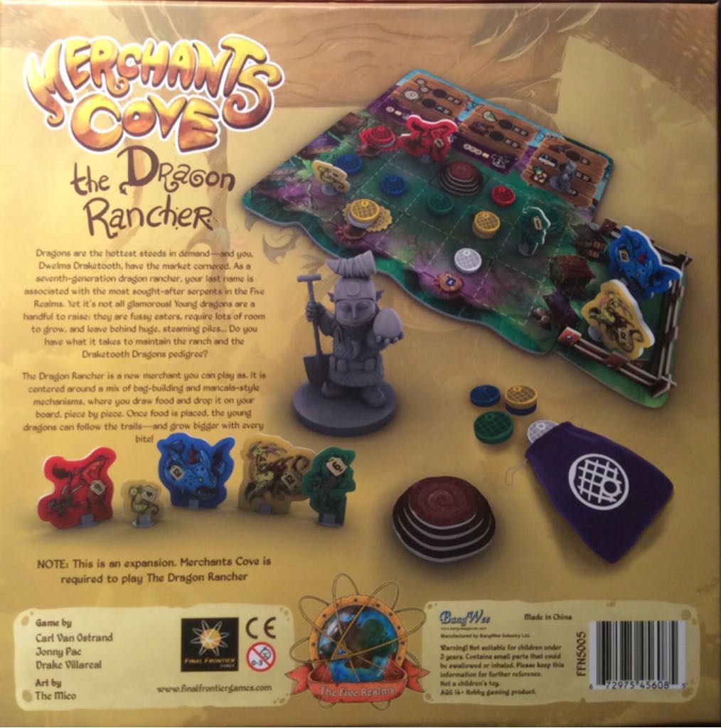 Merchant’s Cove: The Dragon Rancher  (1 - 5) board game collectible [Barcode 672975456085] - Main Image 2